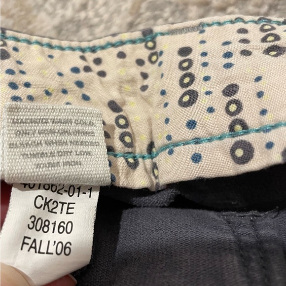 Old Navy Gray Blue Corduroy Pants Size 4 Y2K Throwback Vintage Wide Leg - Picture 6 of 12